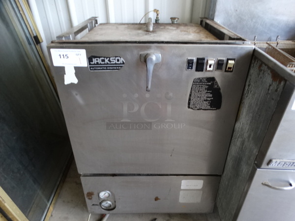 NICE! Jackson Stainless Steel Commercial Undercounter Dishwasher. 24x26x35 - Image 6 of 10