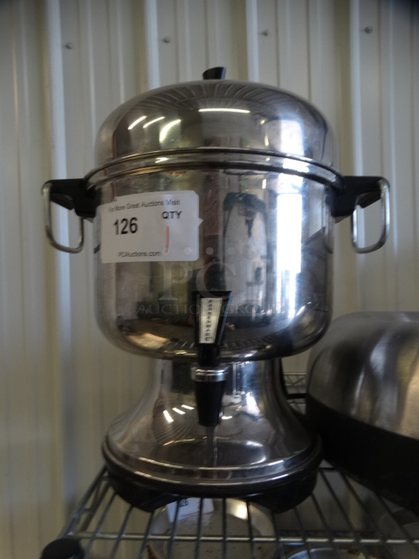 Metal Coffee Urn. 14x11x14