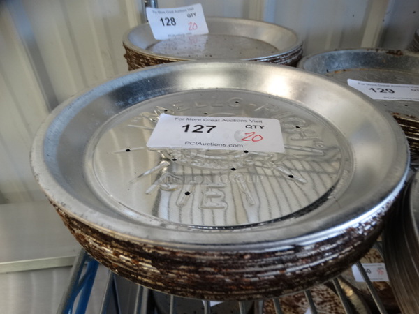 20 Metal Round Pans. 9.5x9.5x1. 20 Times Your Bid!