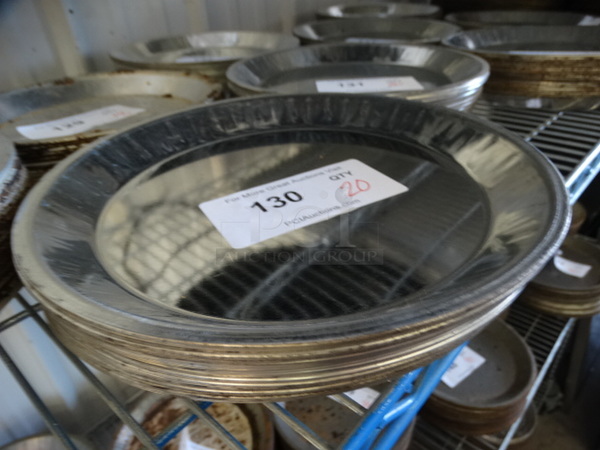 20 Metal Round Pans. 10x10x1. 20 Times Your Bid! - Image 2 of 3