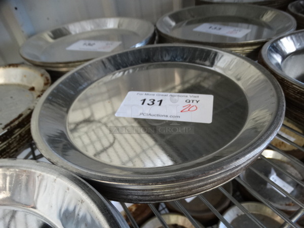 20 Metal Round Pans. 10x10x1. 20 Times Your Bid! - Image 2 of 3