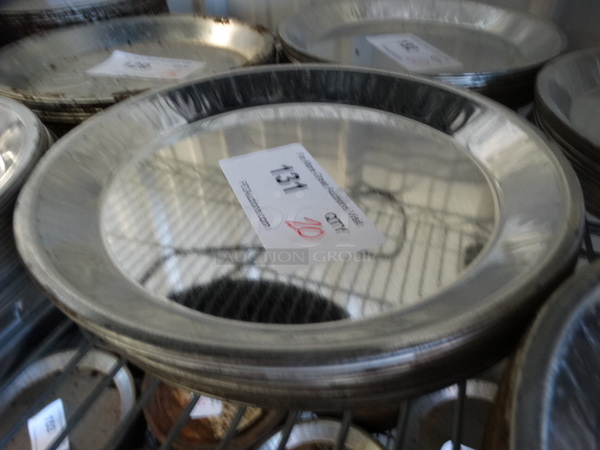 20 Metal Round Pans. 10x10x1. 20 Times Your Bid! - Image 3 of 3