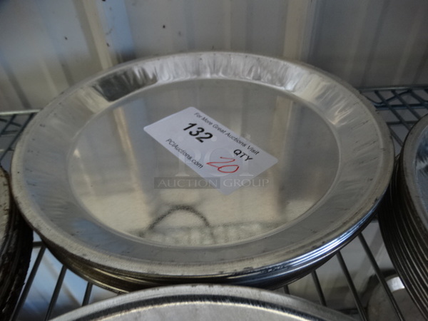 20 Metal Round Pans. 10x10x1. 20 Times Your Bid!