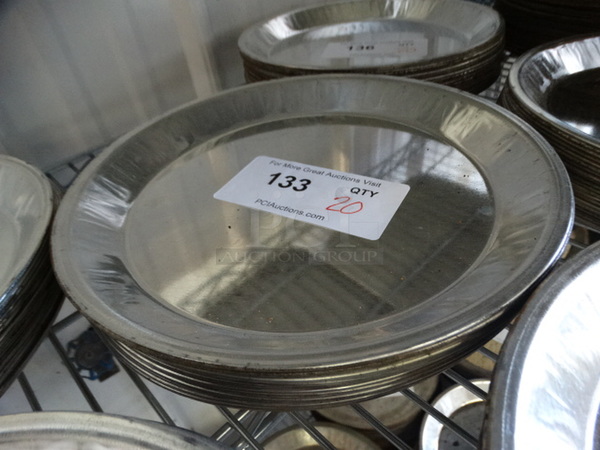 20 Metal Round Pans. 10x10x1. 20 Times Your Bid! - Image 2 of 3