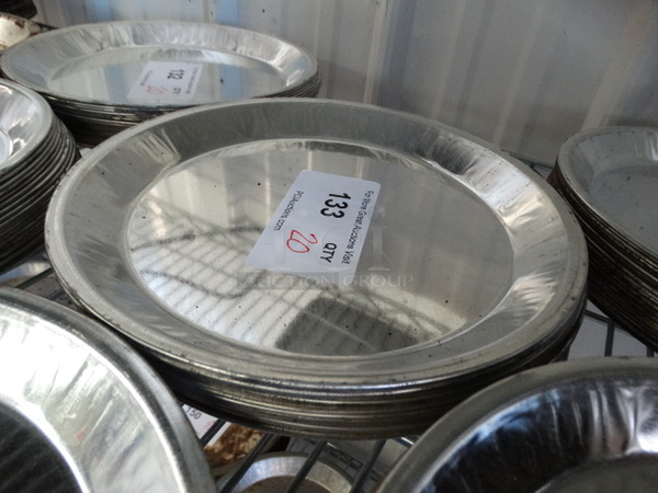 20 Metal Round Pans. 10x10x1. 20 Times Your Bid! - Image 3 of 3
