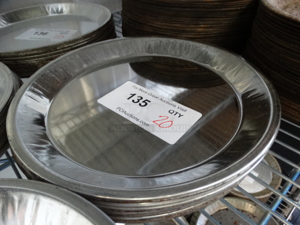 20 Metal Round Pans. 10x10x1. 20 Times Your Bid! - Image 2 of 3