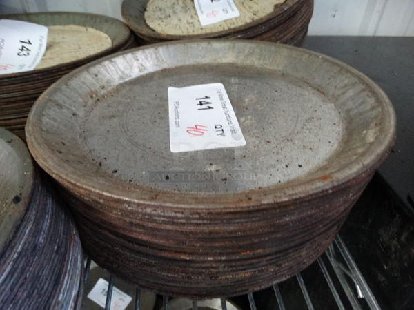 40 Metal Round Pans. 10x10x1. 40 Times Your Bid!