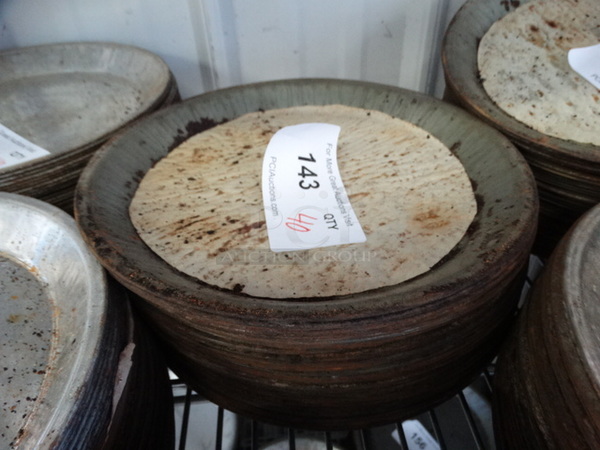 40 Metal Round Pans. 10x10x1. 40 Times Your Bid!