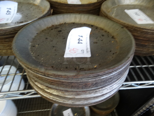 40 Metal Round Pans. 10x10x1. 40 Times Your Bid!