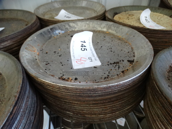 40 Metal Round Pans. 10x10x1. 40 Times Your Bid!