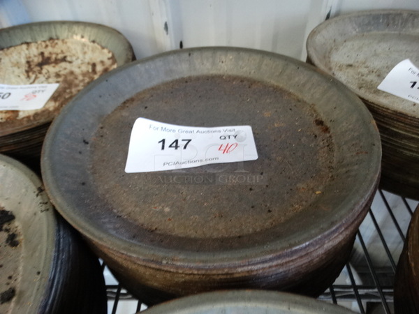 40 Metal Round Pans. 10x10x1. 40 Times Your Bid!