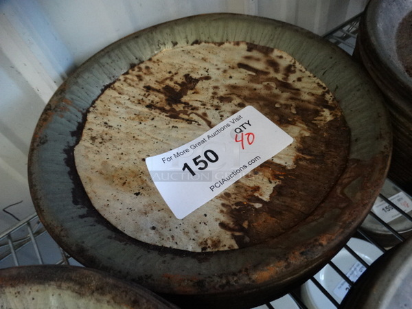 40 Metal Round Pans. 10x10x1. 40 Times Your Bid! - Image 2 of 2