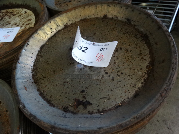 40 Metal Round Pans. 10x10x1. 40 Times Your Bid! - Image 3 of 3