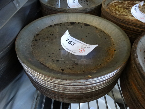 40 Metal Round Pans. 10x10x1. 40 Times Your Bid!