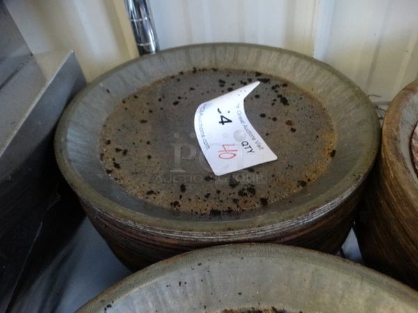 40 Metal Round Pans. 10x10x1. 40 Times Your Bid!