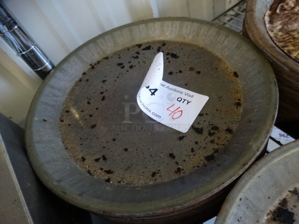 40 Metal Round Pans. 10x10x1. 40 Times Your Bid! - Image 2 of 2