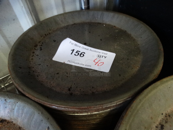 40 Metal Round Pans. 10x10x1. 40 Times Your Bid!