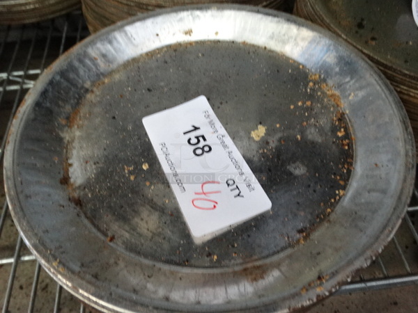 40 Metal Round Pans. 10x10x1. 40 Times Your Bid! - Image 2 of 2