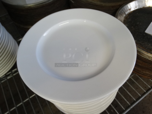 20 White Ceramic Plates. 7.5x7.5x1. 20 Times Your Bid! - Image 2 of 4