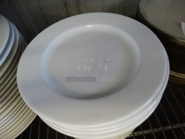 20 White Ceramic Plates. 7.5x7.5x1. 20 Times Your Bid! - Image 2 of 4