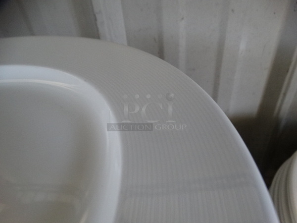 30 White Ceramic Plates. 11x11x1. 30 Times Your Bid! - Image 3 of 4