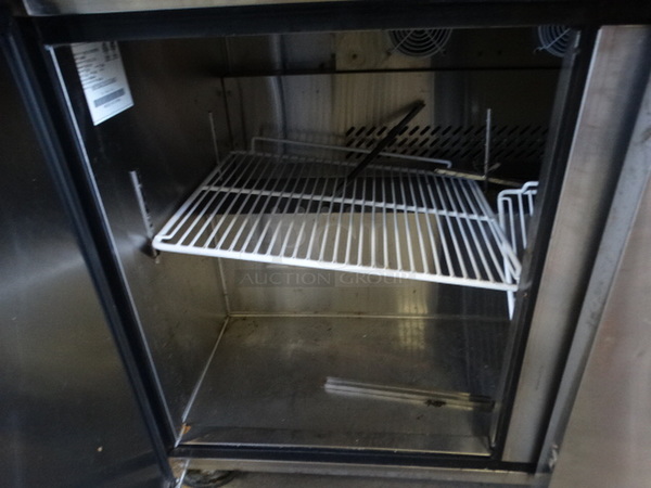 GREAT! 2015 Atosa Model MSF8302 Stainless Steel Commercial Sandwich Salad Prep Table Bain Marie Mega Top on Commercial Casters. 115 Volts, 1 Phase. 48.5x30x45. Tested and Working! - Image 7 of 8