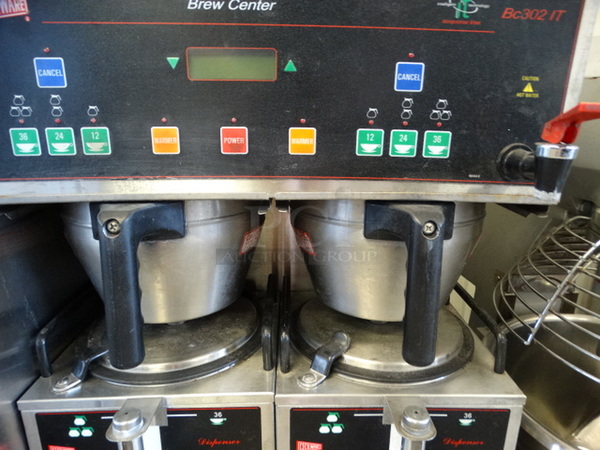 NICE! Curtis Model BC-202IT Stainless Steel Commercial Countertop Dual Coffee Machine w/ 2 Metal Brew Baskets and 2 Coffee Servers. 120/240 Volts, 1 Phase. 18x21x32 - Image 8 of 9