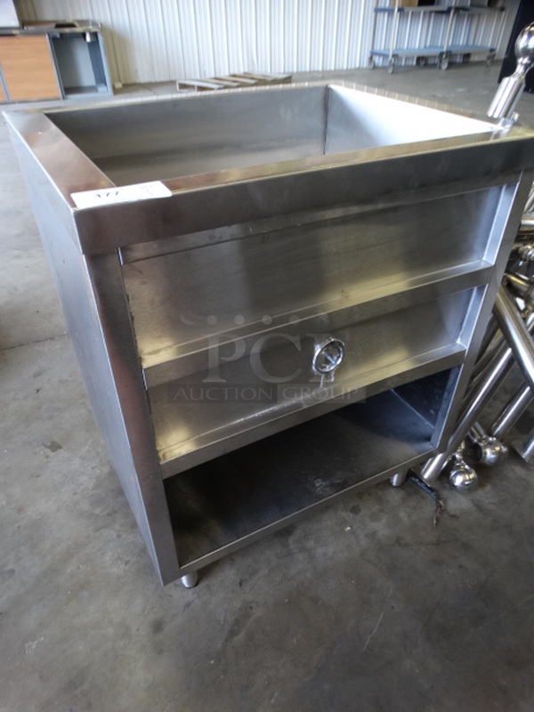 NICE! Stainless Steel Commercial Steam Table w/ Undershelf. 30x24x36. Cannot Test Due To Cut Cord - Image 3 of 6