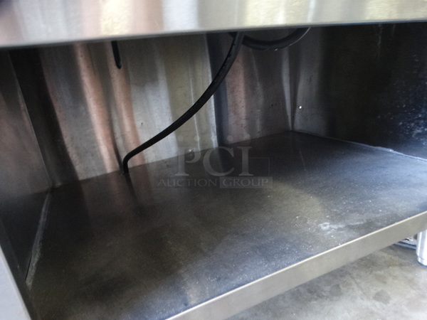 NICE! Stainless Steel Commercial Steam Table w/ Undershelf. 30x24x36. Cannot Test Due To Cut Cord - Image 6 of 6