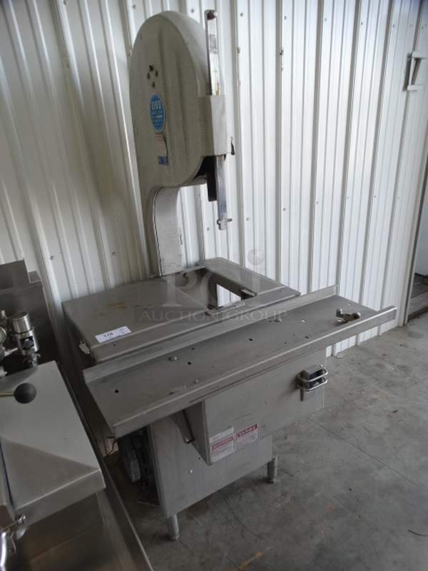 AWESOME! Biro Model 3334 Metal Commercial Floor Style Meat Saw. 37.5x35x69 - Image 3 of 8