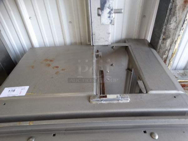 AWESOME! Biro Model 3334 Metal Commercial Floor Style Meat Saw. 37.5x35x69 - Image 7 of 8