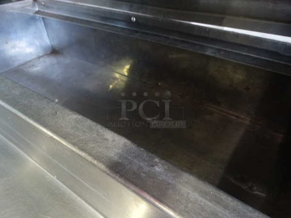 GREAT! Delfield Stainless Steel Commercial Pizza Prep Table w/ 2 Lids, Door and 3 Drawers. 72x32x42. Cannot Test Due To Plug Style  - Image 4 of 8