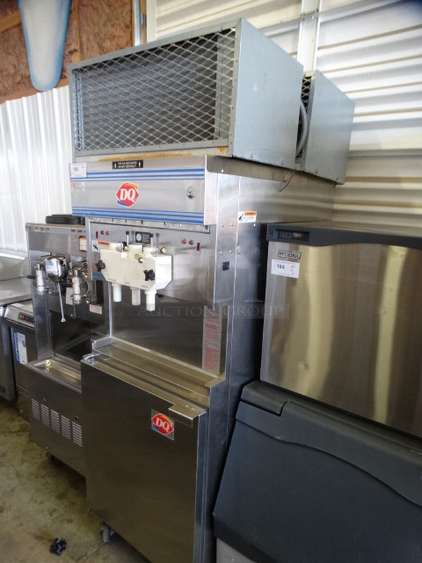 FANTASTIC! Duke Model 959RMT-432 Stainless Steel Commercial Air Cooled 2 Flavor w/ Twist Soft Serve Ice Cream Machine on Commercial Casters. 208/230 Volts, 3 Phase. 26x37x81 - Image 3 of 8
