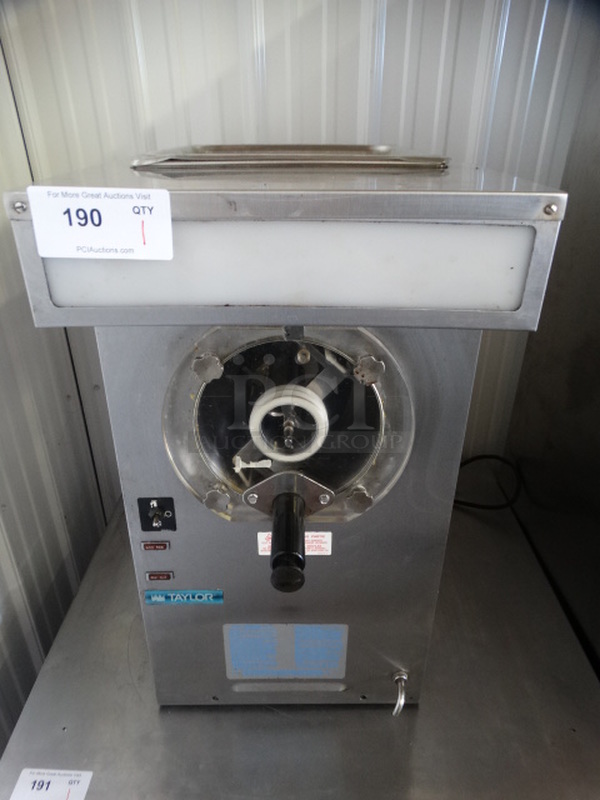 NICE! Taylor Model 383-27 Stainless Steel Commercial Countertop Single Flavor Frozen Beverage Machine. 208-230 Volts, 1 Phase. 16x27x30 - Image 1 of 10