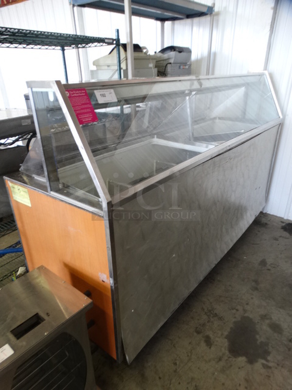 NICE! Stainless Steel Commercial Floor Style Ice Cream Dipping Cabinet. 89.5x30x57. Tested and Working! - Image 2 of 5