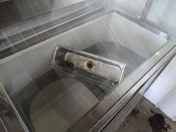 NICE! Stainless Steel Commercial Floor Style Ice Cream Dipping Cabinet. 89.5x30x57. Tested and Working! - Image 4 of 5