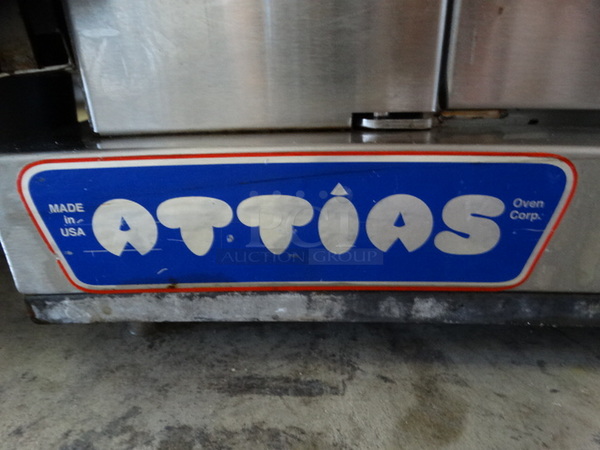 WOW! Attias Stainless Steel Commercial 3 Spit Rotisserie Oven. 26x15x26. Cannot Test Due To Cut Cord - Image 6 of 6