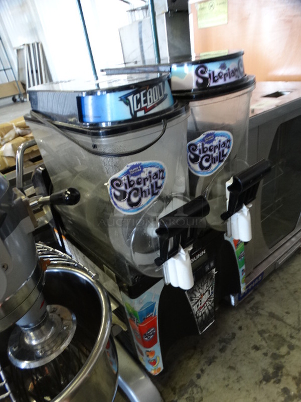GREAT! Bunn Stainless Steel Commercial Countertop 2 Hopper Slushie Machine. 16x22x32 - Image 3 of 8
