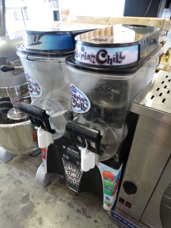 GREAT! Bunn Stainless Steel Commercial Countertop 2 Hopper Slushie Machine. 16x22x32 - Image 7 of 8