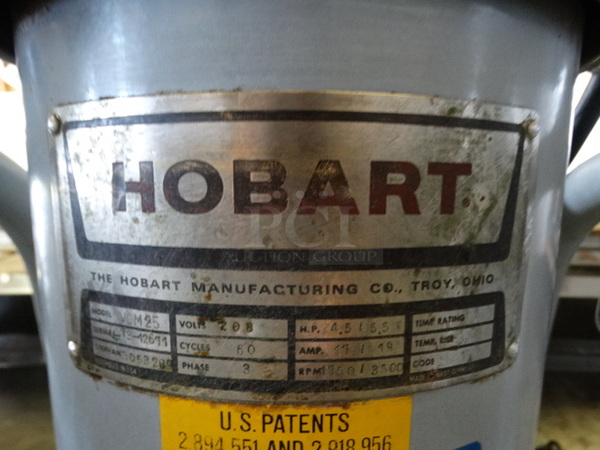 AMAZING! Hobart Model VCM25 Stainless Steel Commercial Floor Style Vertical Cutter Mixer. 208 Volts, 3 Phase. 32x21x42 - Image 8 of 11