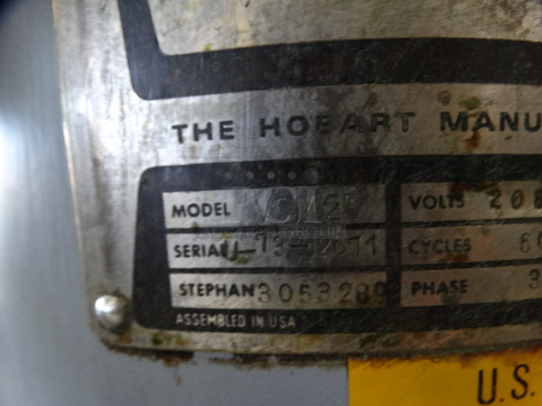 AMAZING! Hobart Model VCM25 Stainless Steel Commercial Floor Style Vertical Cutter Mixer. 208 Volts, 3 Phase. 32x21x42 - Image 9 of 11