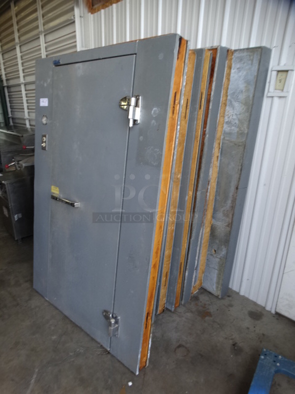FANTASTIC! 6'x4'x6.5' Norlake SELF CONTAINED Walk In Freezer Box w/ Floor, Norlake Model CPF50C Condenser and Copeland Compressor. 115 Volts, 1 Phase. 6'x4'x6.5'  - Image 2 of 12