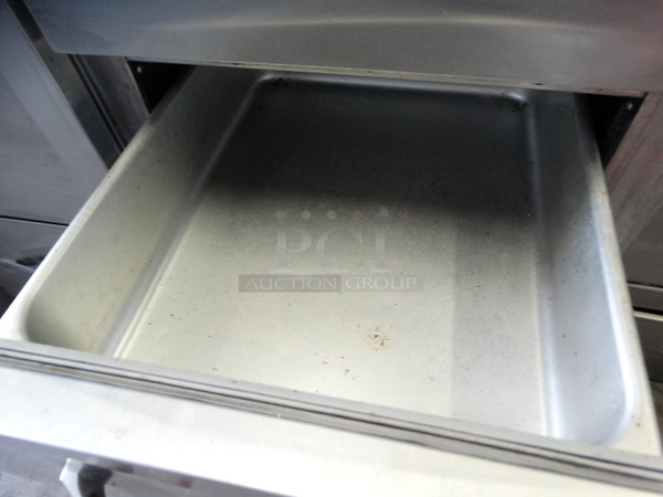 GREAT! Traulsen Model URS36DT Stainless Steel Commercial Cooler Freezer w/ 3 Lower Drawers. 115 Volts, 1 Phase. 36x27x81 - Image 7 of 9