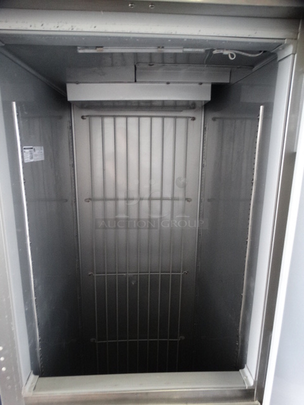 NICE! Beverage Air Horizon Series Stainless Steel Commercial 2 Half Size Door Reach In Freezer on Commercial Casters. 26x32x83. Tested and Working! - Image 4 of 8