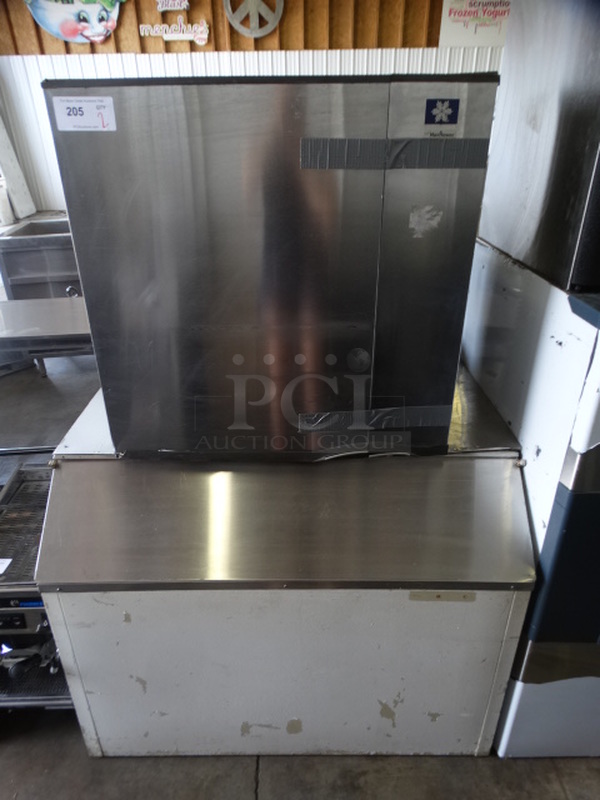 2 GREAT! Items; Manitowoc Model SD1203W Stainless Steel Commercial Ice Machine Head and Commercial Ice Machine Bin. 42.5x31x62. 2 Times Your Bid! Makes One Unit - Image 1 of 6