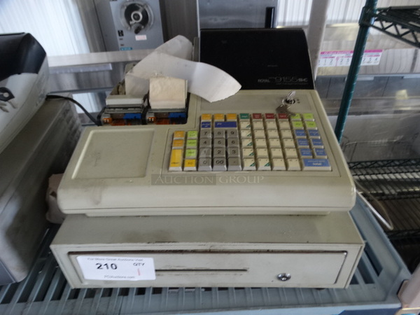 Royal Model 9155SC Countertop Cash Register. Comes w/ Keys! 16x17x12