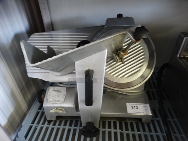 NICE! Univex Model 6512 Stainless Steel Commercial Countertop Meat Slicer w/ Blade Sharpener. 24x20x18. Tested and Working! - Image 1 of 7