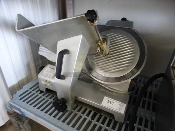 NICE! Univex Model 6512 Stainless Steel Commercial Countertop Meat Slicer w/ Blade Sharpener. 24x20x18. Tested and Working! - Image 2 of 7