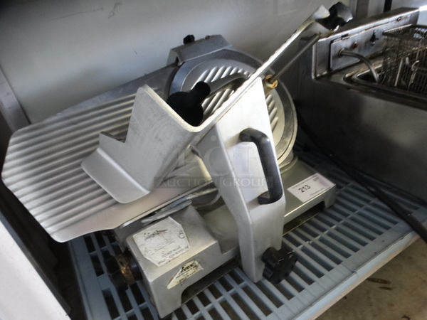 NICE! Univex Model 6512 Stainless Steel Commercial Countertop Meat Slicer w/ Blade Sharpener. 24x20x18. Tested and Working! - Image 3 of 7