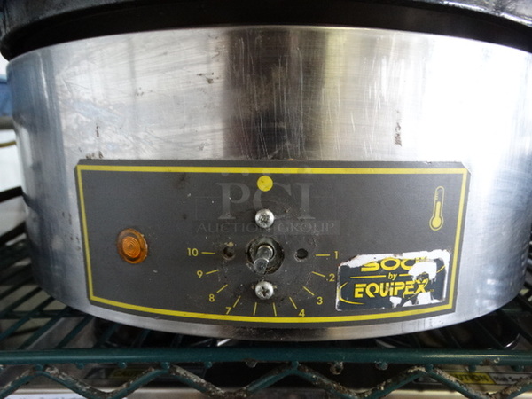 GREAT! Equipex Model 350FE Stainless Steel Commercial Countertop Crepe Machine. 120 Volts, 1 Phase. 18x14x7. Tested and Working! - Image 2 of 5